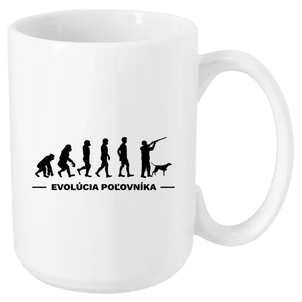 Hrnček Evolúcia - poľovníka