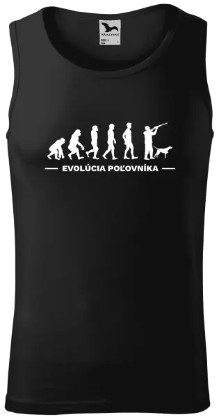 Pánske tielko Evolúcia - poľovníka