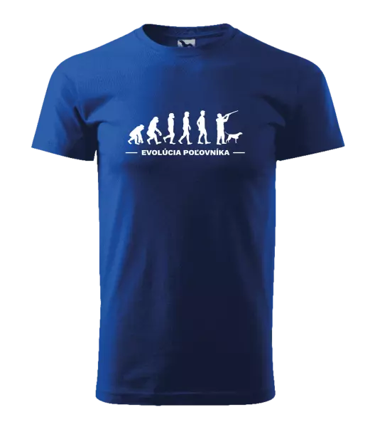Pánske tričko Evolúcia - poľovníka