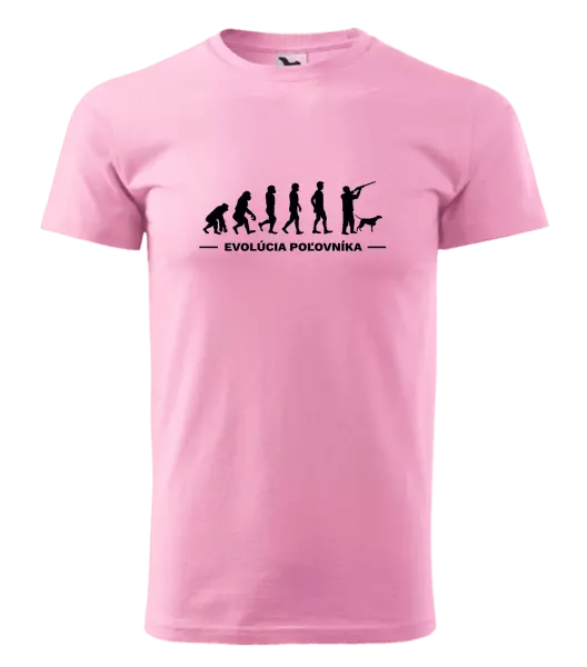 Pánske tričko Evolúcia - poľovníka
