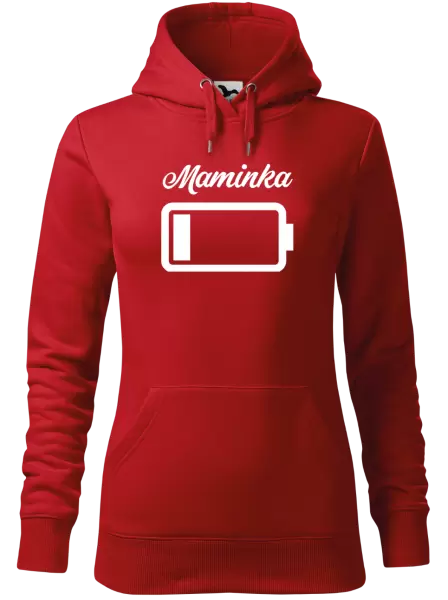 Dámská mikina Maminka - baterie