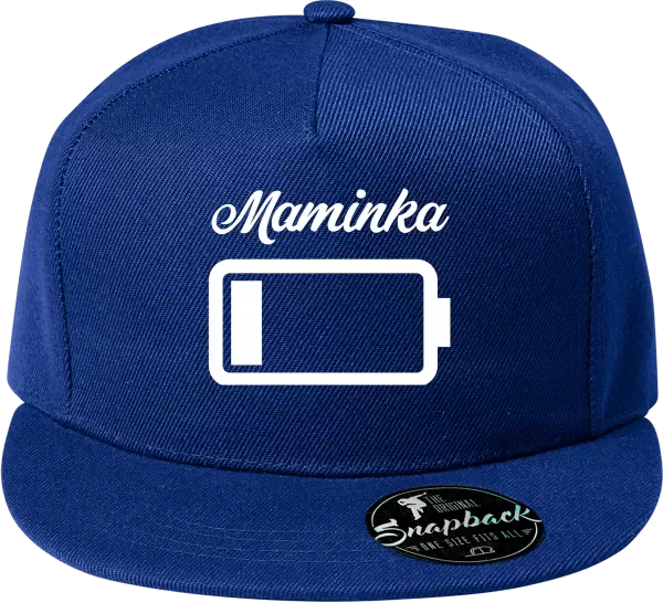 Snapback kšiltovka Maminka - baterie