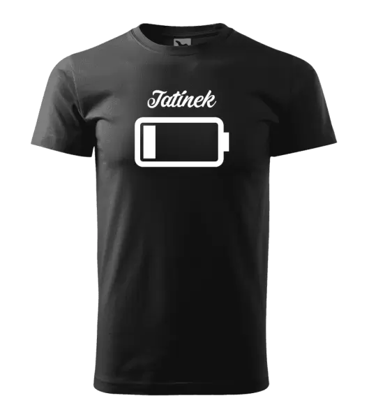 Pánské tričko Tatínek - baterie