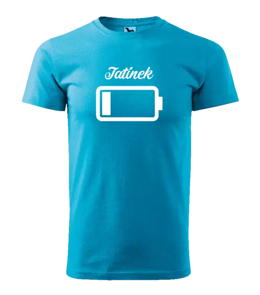 Pánské tričko Tatínek - baterie