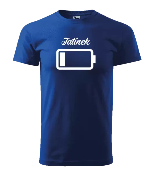 Pánské tričko Tatínek - baterie