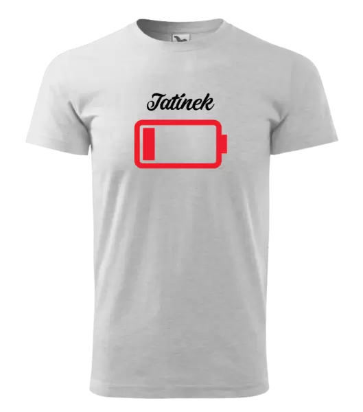 Pánské tričko Tatínek - baterie