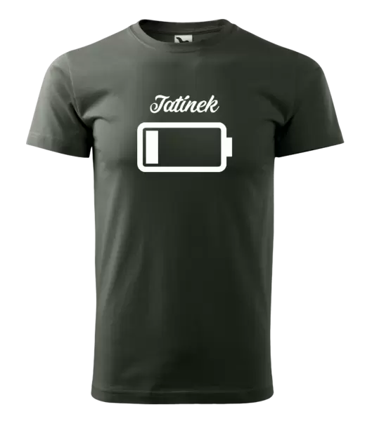Pánské tričko Tatínek - baterie