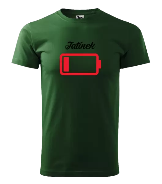Pánské tričko Tatínek - baterie