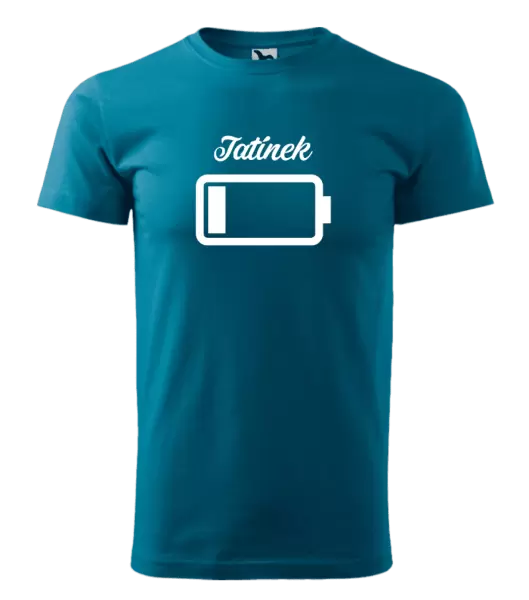 Pánské tričko Tatínek - baterie