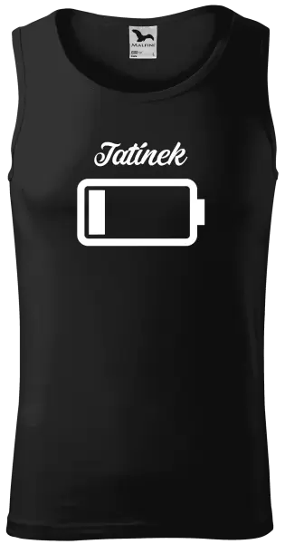 Pánské tílko Tatínek - baterie