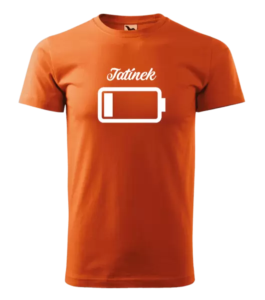 Pánské tričko Tatínek - baterie