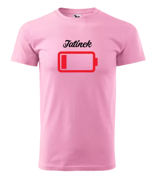 Pánské tričko Tatínek - baterie