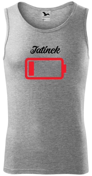 Pánské tílko Tatínek - baterie