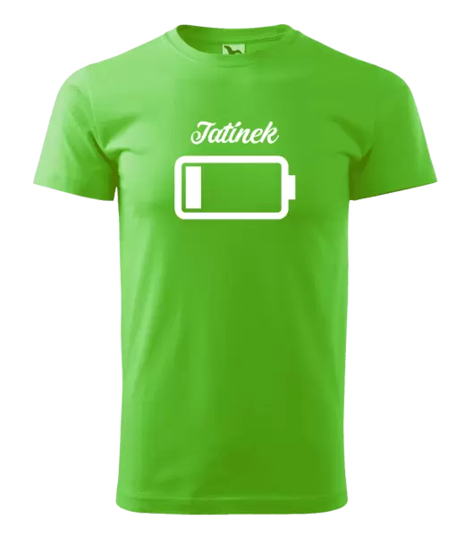 Pánské tričko Tatínek - baterie