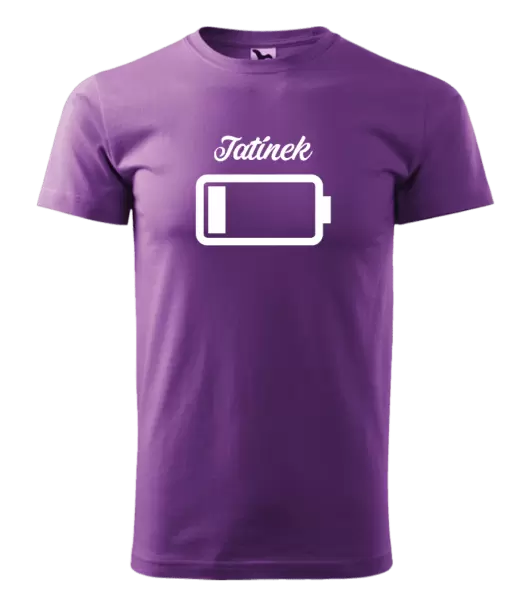 Pánské tričko Tatínek - baterie