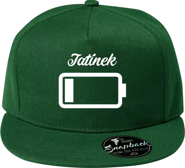 Snapback kšiltovka Tatínek - baterie