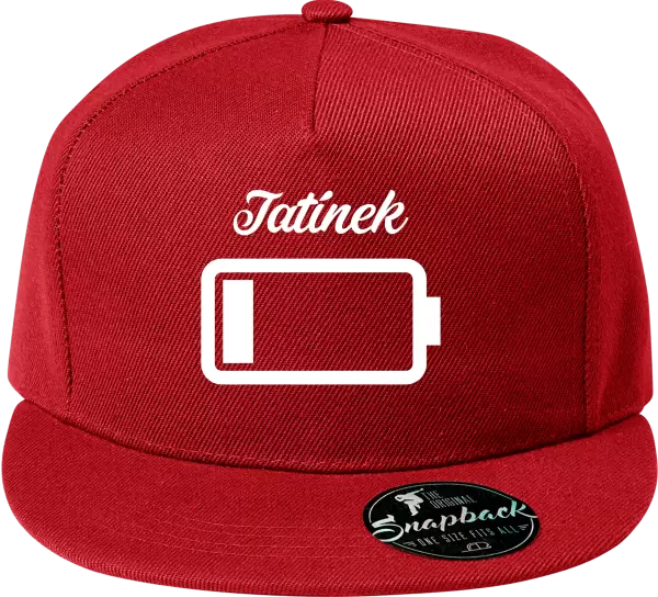 Snapback kšiltovka Tatínek - baterie