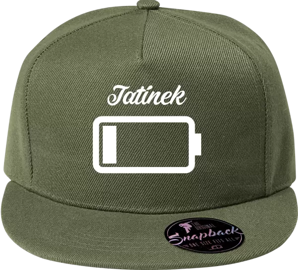 Snapback kšiltovka Tatínek - baterie