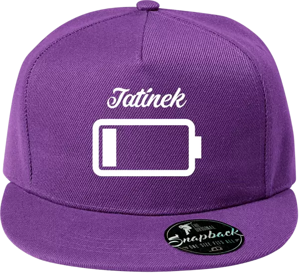 Snapback kšiltovka Tatínek - baterie