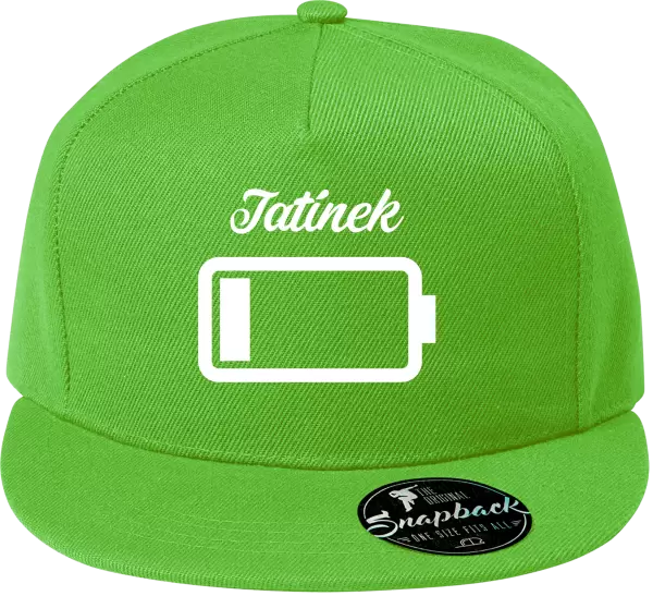 Snapback kšiltovka Tatínek - baterie