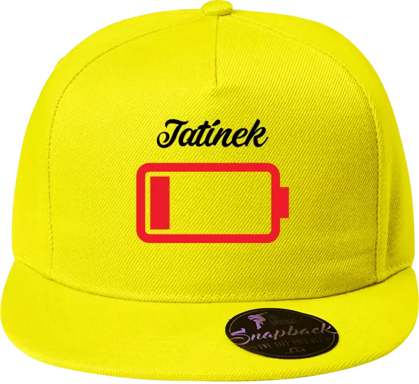 Snapback kšiltovka Tatínek - baterie