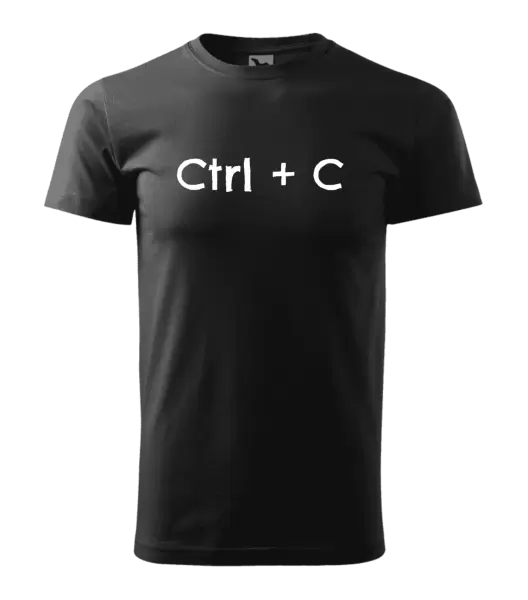 Pánské tričko Ctrl + C