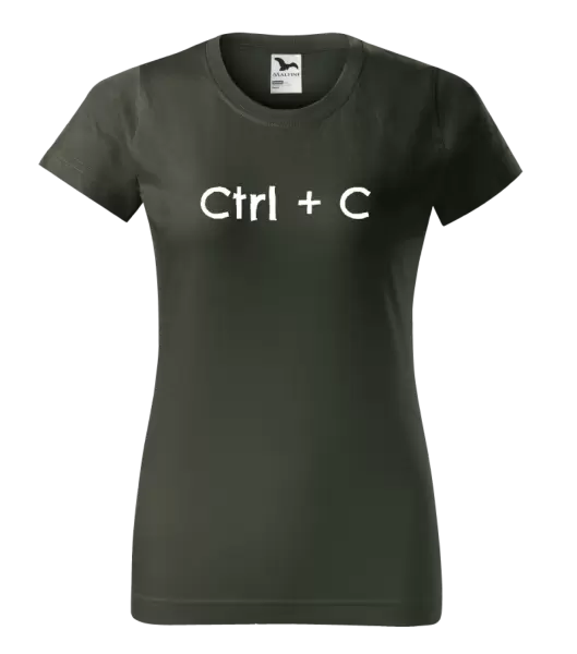 Dámské tričko Ctrl + C