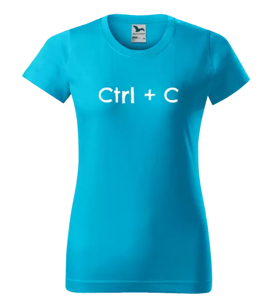 Dámské tričko Ctrl + C
