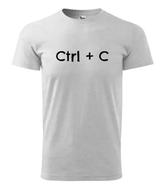 Pánské tričko Ctrl + C