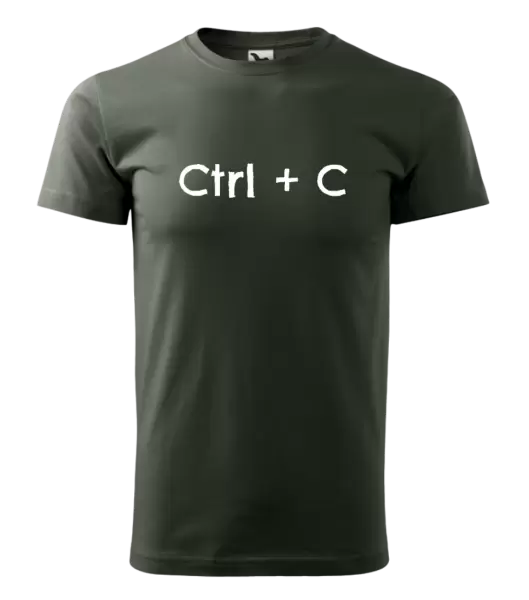 Pánské tričko Ctrl + C