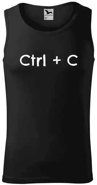 Pánské tílko Ctrl + C