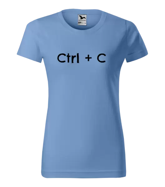 Dámské tričko Ctrl + C
