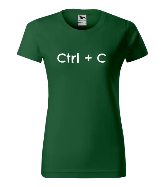 Dámské tričko Ctrl + C