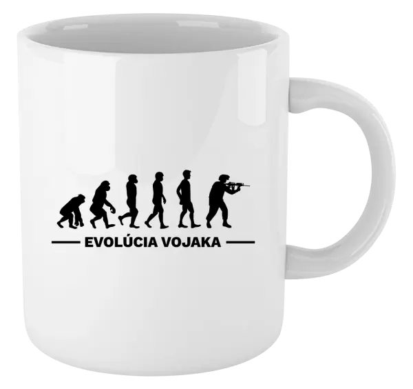Hrnček Evolúcia - vojaka