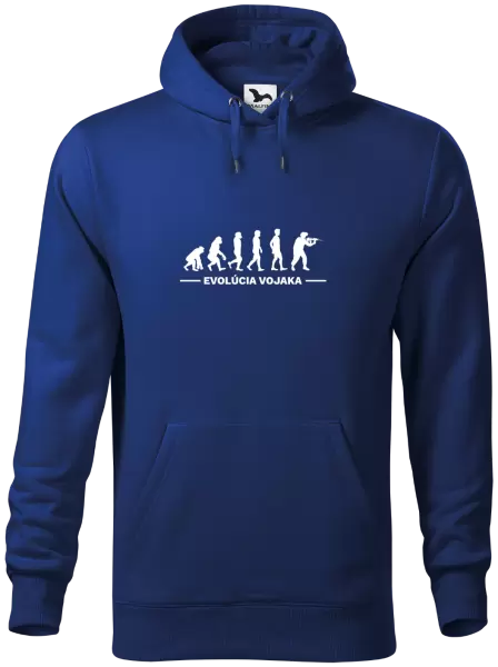 Pánska mikina Evolúcia - vojaka