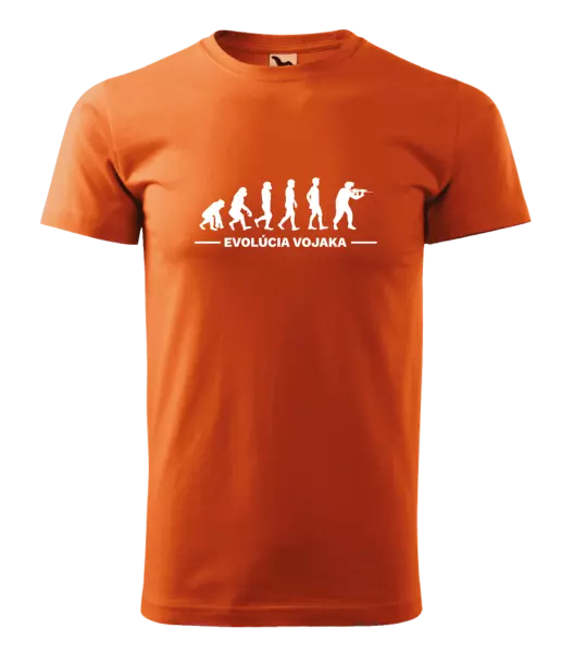 Pánske tričko Evolúcia - vojaka