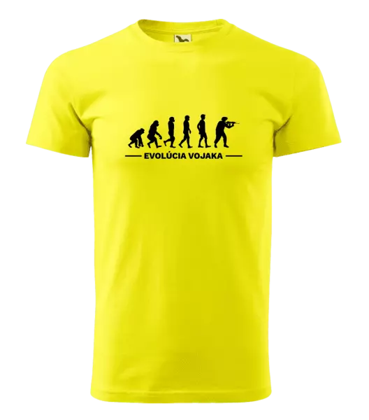 Pánske tričko Evolúcia - vojaka