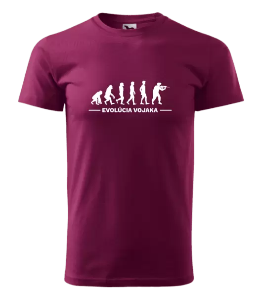 Pánske tričko Evolúcia - vojaka