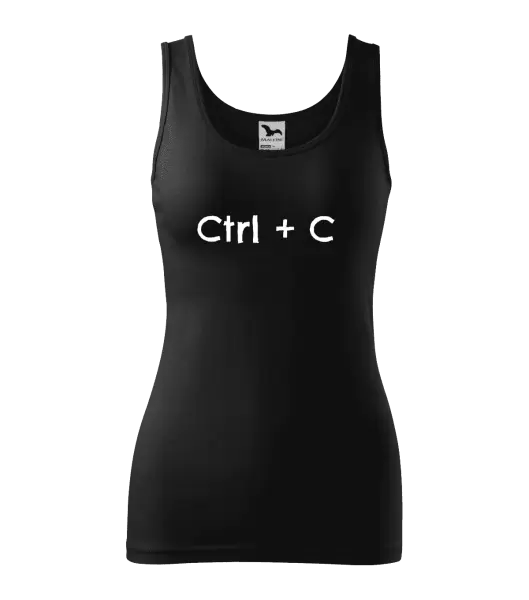 Dámské tílko Ctrl + C