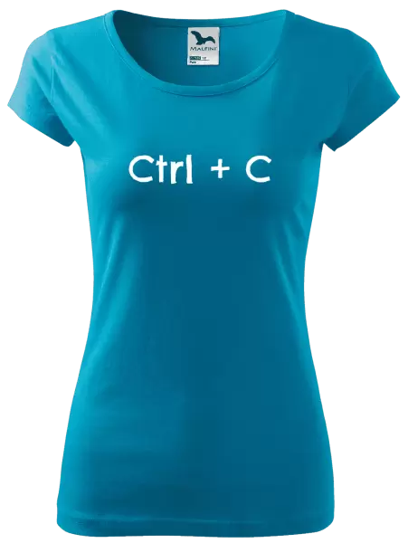 Dámské tričko Ctrl + C
