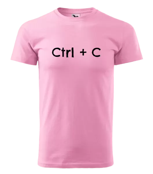 Pánské tričko Ctrl + C