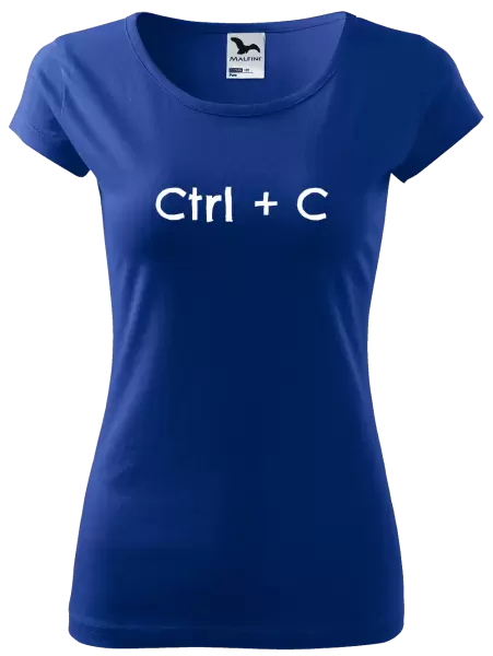 Dámské tričko Ctrl + C