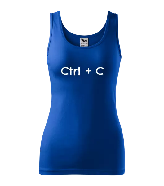 Dámské tílko Ctrl + C
