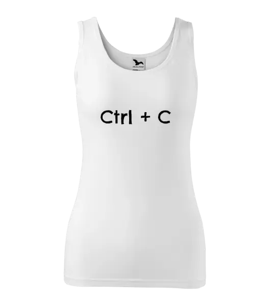 Dámské tílko Ctrl + C