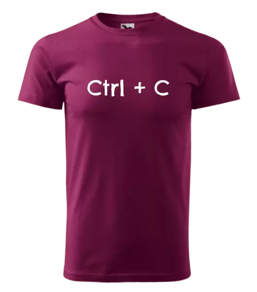 Pánské tričko Ctrl + C