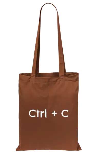 Látková taška Ctrl + C