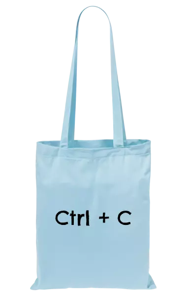 Látková taška Ctrl + C