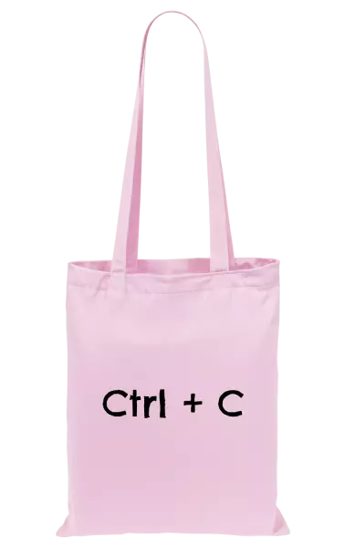 Látková taška Ctrl + C