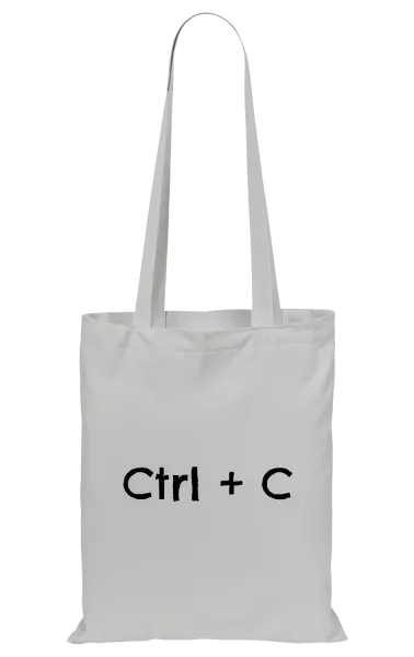 Látková taška Ctrl + C