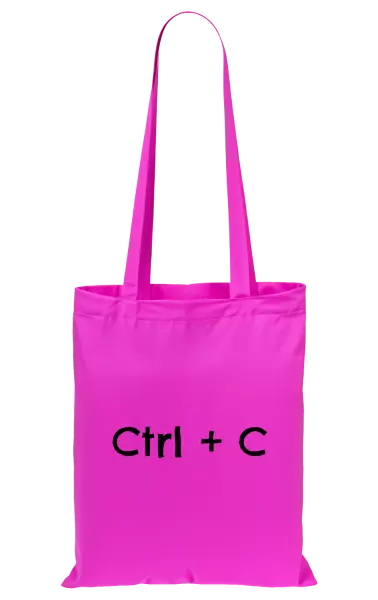 Látková taška Ctrl + C